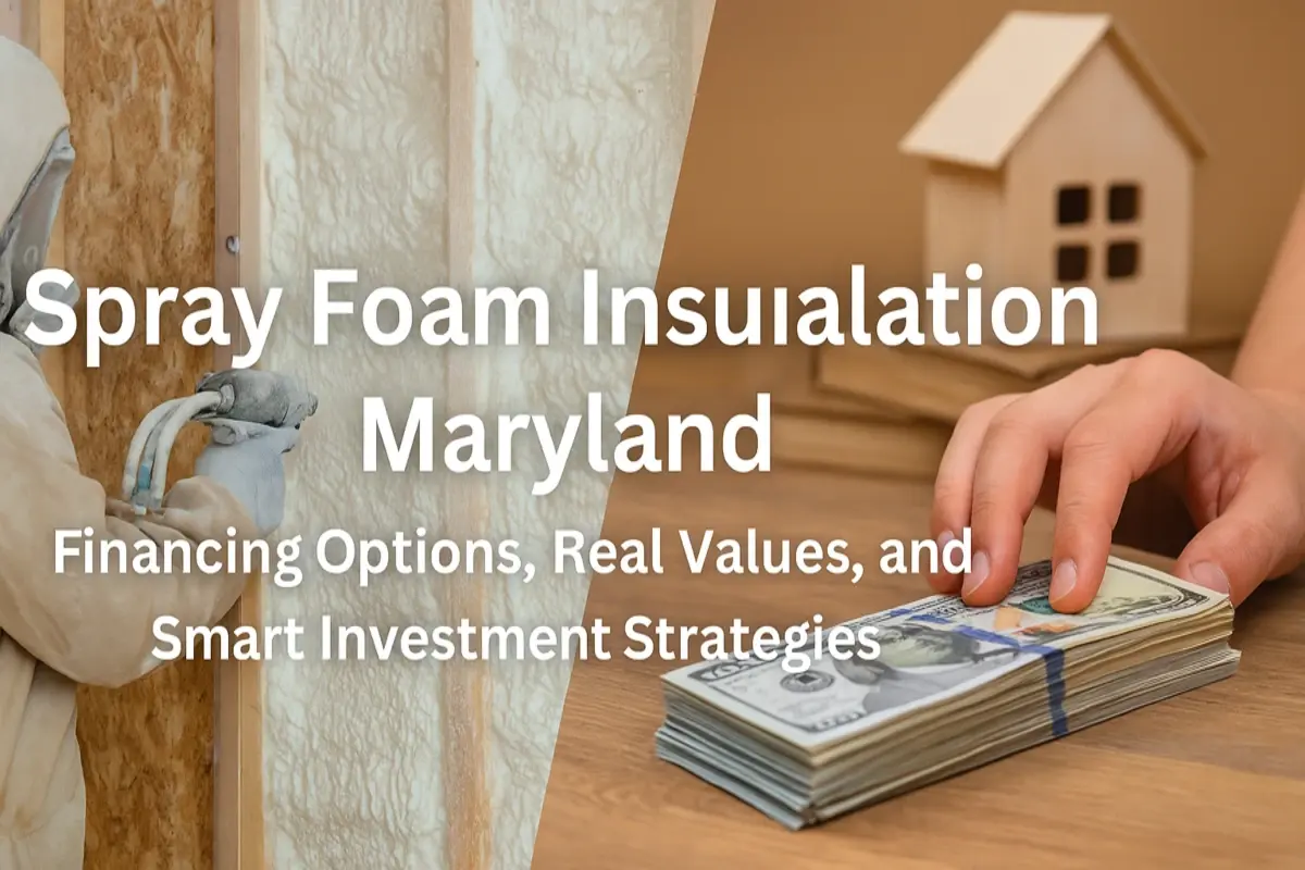 Spray foam insulation financing options and values in Maryland