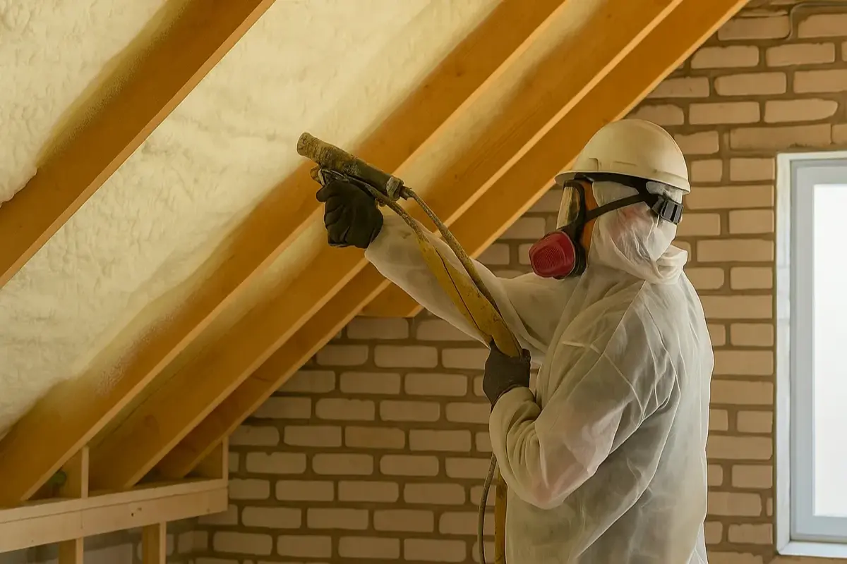 Safe spray foam insulation installation by certified professionals in Virginia
