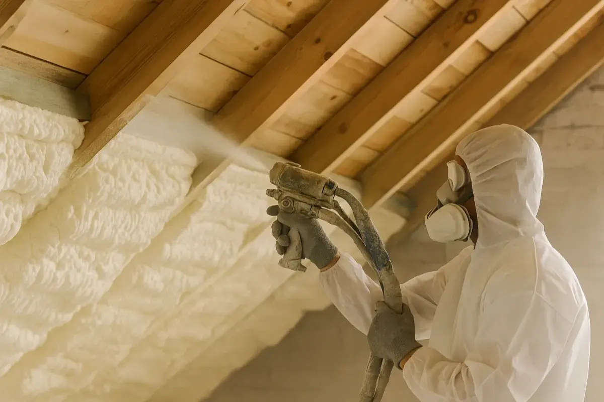 Spray foam insulation across Virginia and Baltimore homes