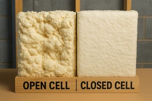 Open Cell vs Closed Cell Spray Foam Guide